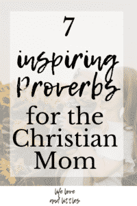 proverbs for teh christi